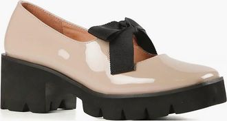 All Black Womens Tap And Lugg Shoes In Beige