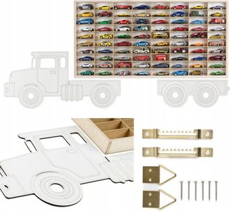 OEM Estante De Resorte Matchbox/hot Wheels - De Madera - Del Fabricante - Hit