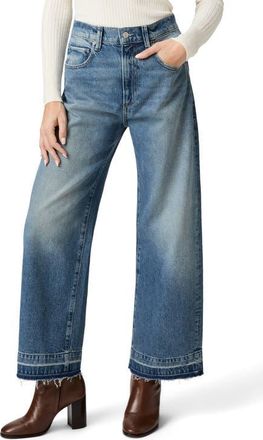 Paige Arellia Release Hem High Waist Ankle Barrel Jeans in Lone Peak at Nordstrom, Size 23