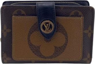 Louis Vuitton Pre-owned Leather Wallet - Dames - Vintage Accessoires - Bruin - ONE Size - Leer - Vintage