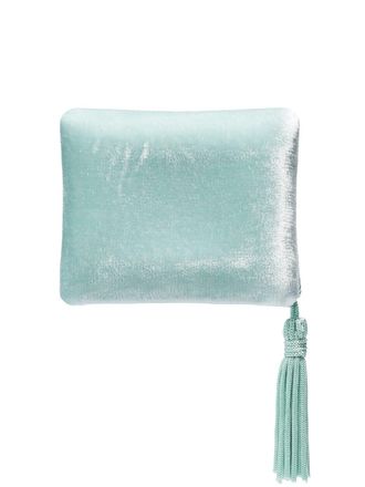 Sophie Bille Brahe tassel-trimmed jewellery box - women - Velvet - One Size - Blue