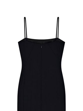 Givenchy Crepe Asymmetric Dress - Black