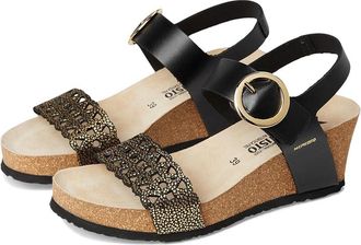 Mephisto Lee Womens Sandals Gold Condor : EU 36 (US Womens 6) B - Medium, Leather