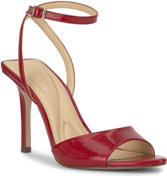 Jessica Simpson Davara Ankle Strap Pointed Toe Sandal in Red Muse01 at Nordstrom, Size 10