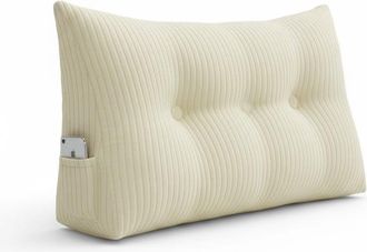 OEM Cuscino Da Lettura - Velluto A Coste Bianco Cuscino Da Lettura - Velluto A Coste Bianco 160 Cm