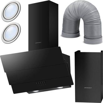 OEM Campana Extractora Berdsen Bt-212 De 60 Cm, Color Negro