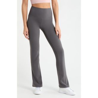 Zella Studio Luxe Bootcut Leggings in Grey Forged at Nordstrom, Size X-Small