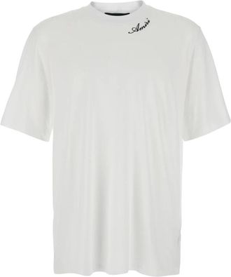 Amiri T-shirt met ronde hals - Heren - T-shirts - Wit - S - Tops
