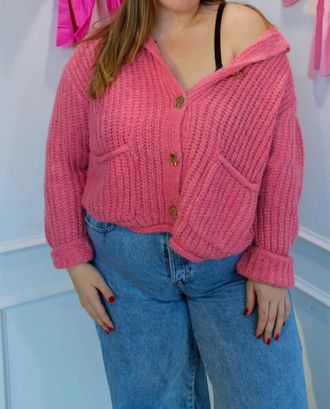 Staccato Collins Cardigan In Pink