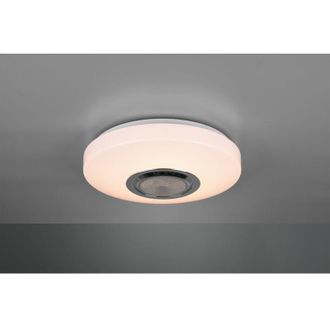 Reality Reality Leuchten - Plaf&oacute;n Moderno Redondo Led Rgb Bluetooth Maia &Oslash;33 Cm Blanco Trio Lighting