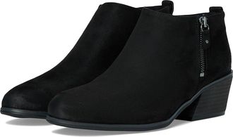 Dr. Scholls Lainey Western Short Womens Boots Cowboy Womens Boots Black : 9.5 W, Textile