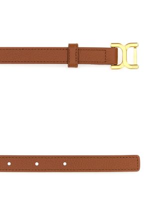 Chlo&eacute; Logo Buckle Belt - Brown