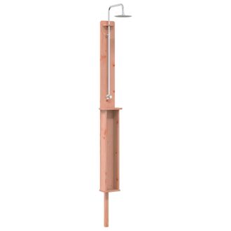 vidaXL Ducha Exterior 246 Cm Madera Dura De Douglas Y Acero Inoxidable Vidaxl