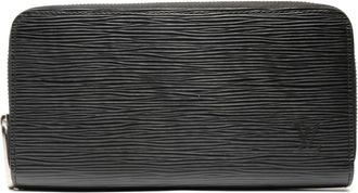 Louis Vuitton Epi Black Epi Leather Long Wallet (Bi-Fold) (Pre-Owned)