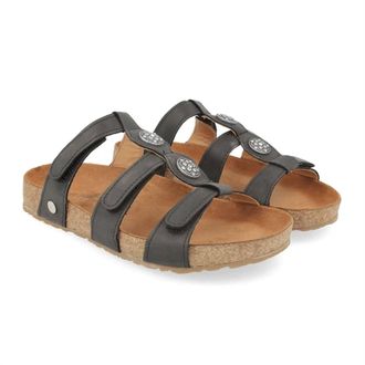 Haflinger Womens Alice Sandals In Black