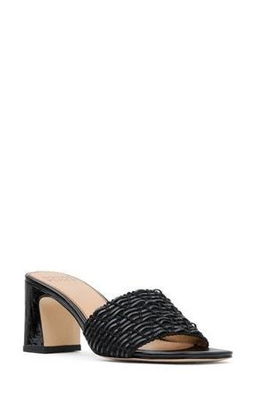 Donald J Pliner Woven Slide Sandal in Black at Nordstrom Rack, Size 6.5