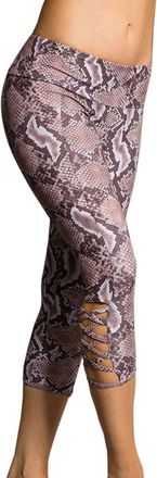 Onzie Low-Rise Capri Leggings In Onz Mamba Weave