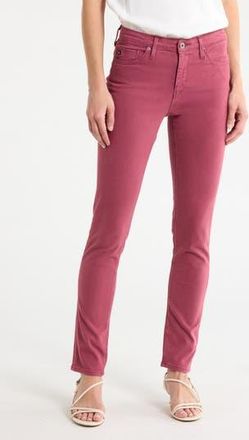 AG - Adriano Goldschmied The Prima Skinny Jeans in Hi-White Twilight Magenta at Nordstrom Rack, Size 27