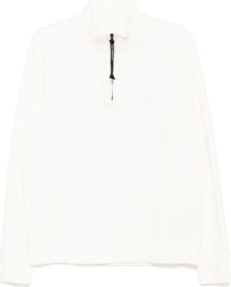 C.P. Company Felpa in pile leggero - Bianco