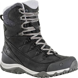 Oboz Footwear Womens Ousel Mid Insulated B-Dry Waterproof Boots In Black Sea