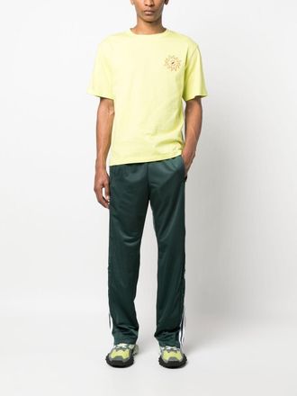 GCDS Mens Yellow Orange Cotton Surfing Wirdo - Size X-Small