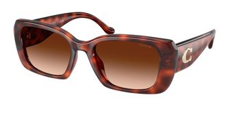 Coach HC8435U CBY82 577474 Womens Sunglasses Tortoiseshell Size 54