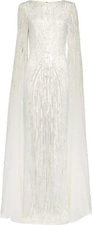Jenny Packham Chrisina Dress in Ivory at Nordstrom, Size 12 Uk