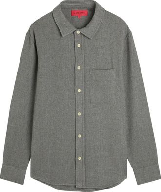 The Elder Statesman Giacca-camicia con bottoni - Grigio