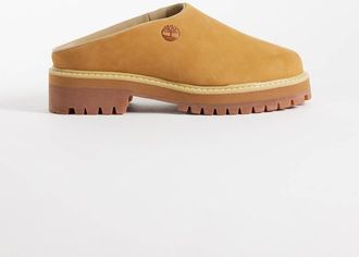 Timberland Zoccoli in nabuk color grano-Marrone