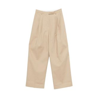 Mark Kenly Domino Tan Dames, Broeken, Beige, Maat: XS