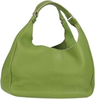 Bottega Veneta Pre-owned Shoulder Bags, female, Green, Size: ONE SIZE Pre-owned Vintage Shoulder Bag