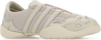 Yohji Yamamoto Unisex Chalk Fabric And Leather Regu 2002 Sneakers Beige