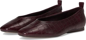 Naturalizer Carla Womens Shoes Cranberry Croco Print Leather : 5.5 M (B)
