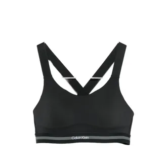 Calvin Klein Logo-underband Racerback Sports Bra
