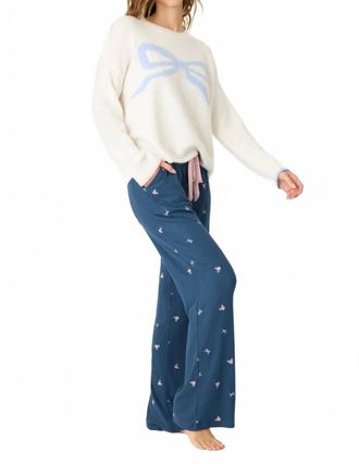 PJ Salvage English Rose Long Sleeve Set In Ivory