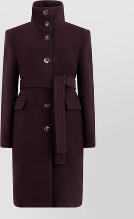 Pinko wool belted coat