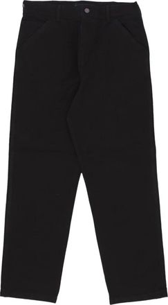 Iuter Zwarte Katoenen Werkbroek Rechte Pijp - Heren - Straight fit broeken - Zwart - W28 - Katoen - Broeken