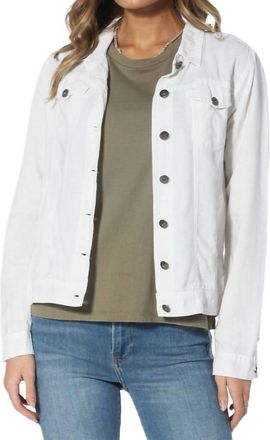 Dylan Jean Jacket In White