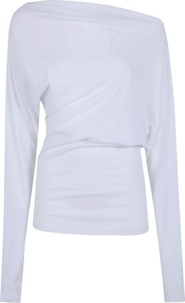 Ann Demeulemeester Roos Bias Cut Drop Shoulder Top