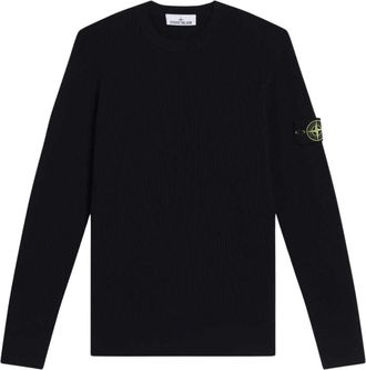 Stone Island Stijlvolle Sweaters met Ronde Hals - Heren - Ronde hals truien - Blauw - XL - Truien & Vesten
