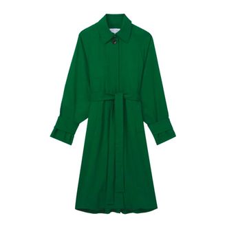 Proenza Schouler Dames, Mantels, Groen, Maat: XS