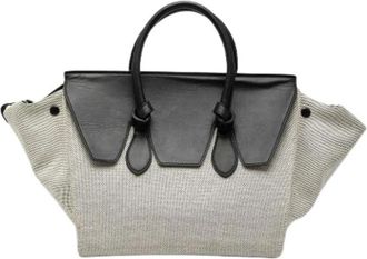 Celine Pre-owned Tie Knot Handbag - Dames - Vintage Shopper - Grijs - ONE Size - Leer - Vintage
