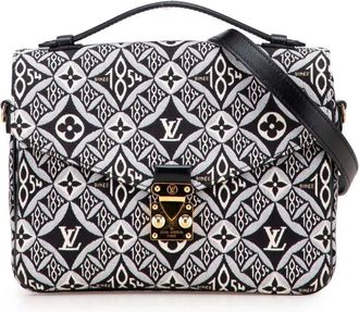Louis Vuitton Since 1854 Pochette Metis jacquard con monogramma 2021 - Nero