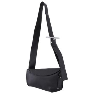 Alexander McQueen Black/Silver Ladies T-bar Sling Bag