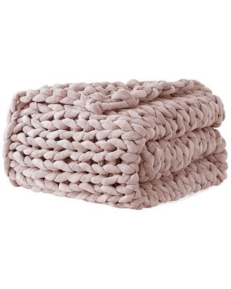 Sutton Home Fashions Dnu Sutton Home Dream Theory Weighted Chunk Cable Knit Throw