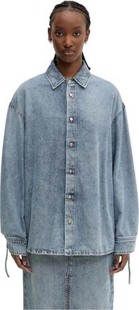 Darkpark Keanu Denim Shirt - Dames - Spijkeroverhemden - Blauw - M - Denim - Overhemden