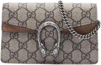 Gucci Pre-owned Crossbody Bag - Dames - Vintage Schoudertas - Beige - ONE Size - Leer - Vintage