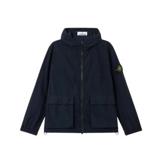 Stone Island Jassen, Heren, Blauw, M, Parka E26