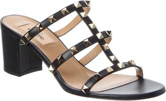 Valentino Rockstud Caged 60 Leather Sandal