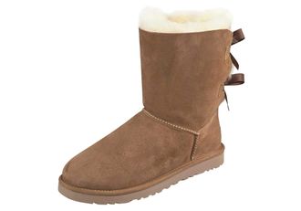 UGG Womens Bailey Bow II Classic Boot, Chestnut, 8 UK